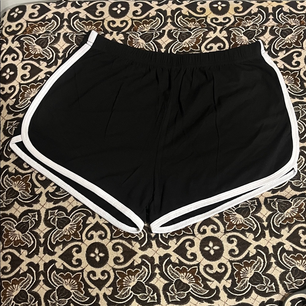 USATOT Sport Shorts Black with White Trim | Size L | New with Tag